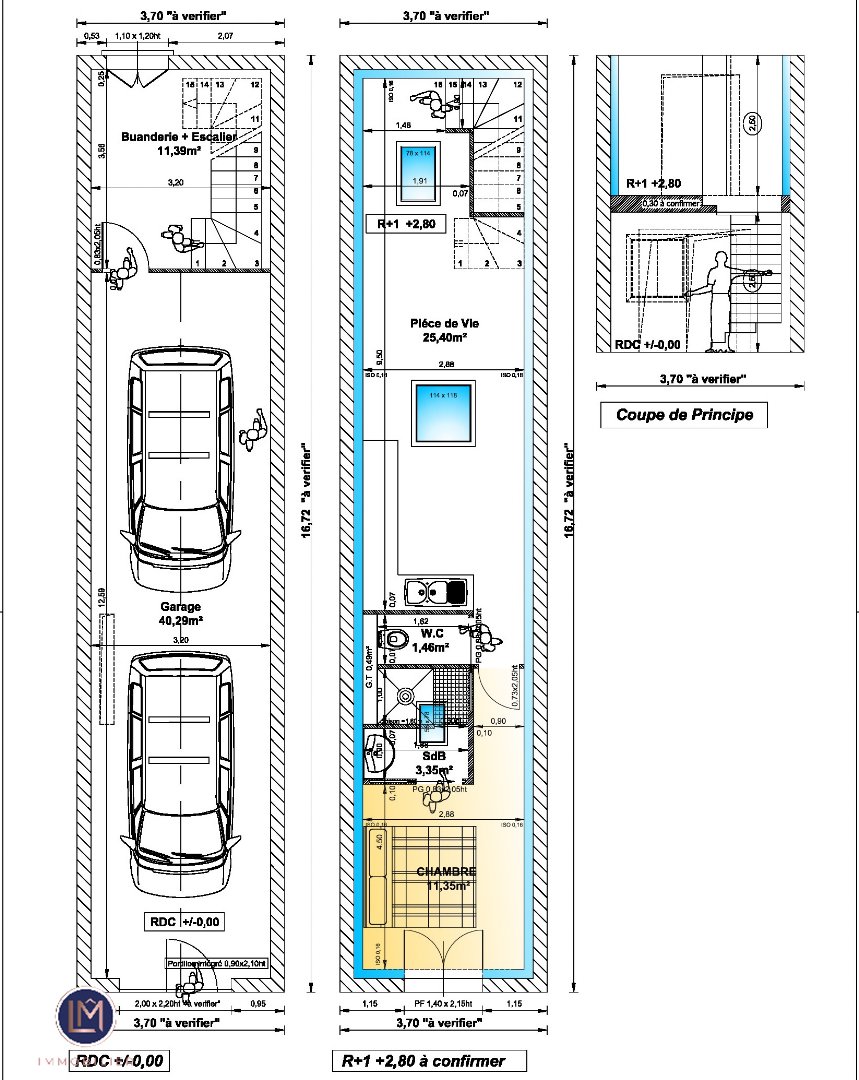 Maison 2 pièces - 50m² - CORCOUE SUR LOGNE