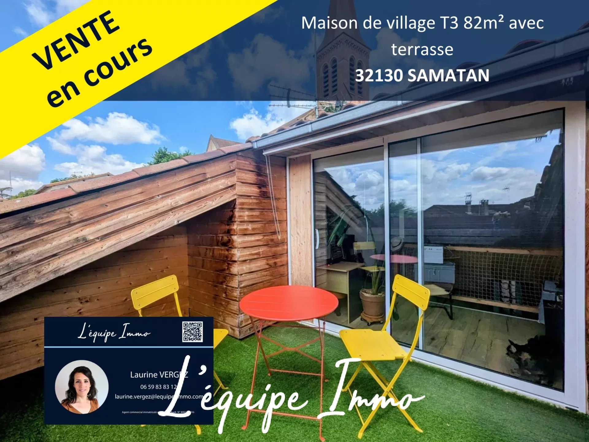 Maison 3 pièces - 82m² - SAMATAN