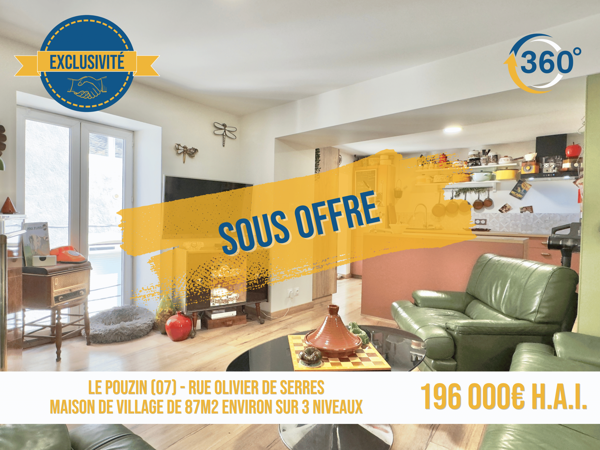 Maison 4 pièces - 90m² - LE POUZIN