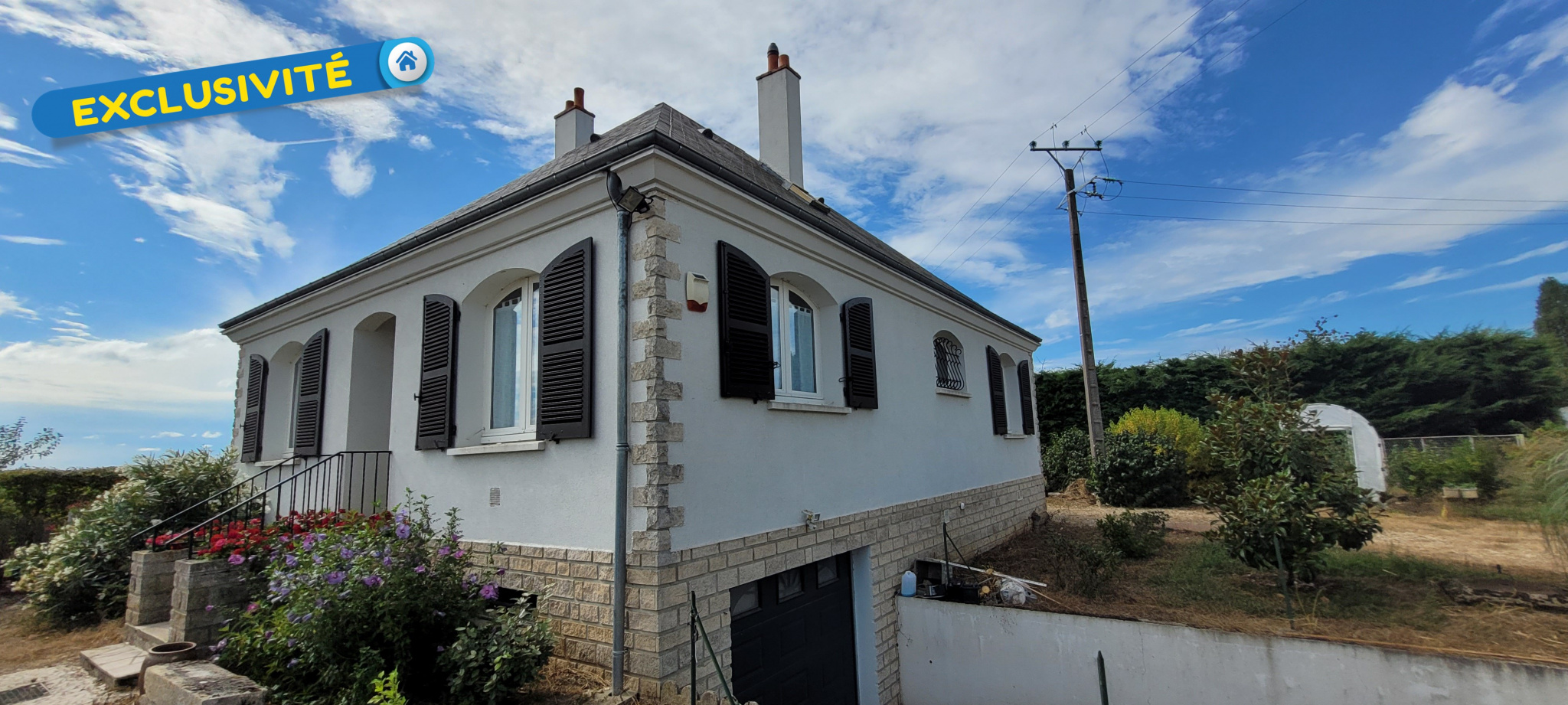 Maison 3 pièces - 90m² - ST BENOIT SUR LOIRE