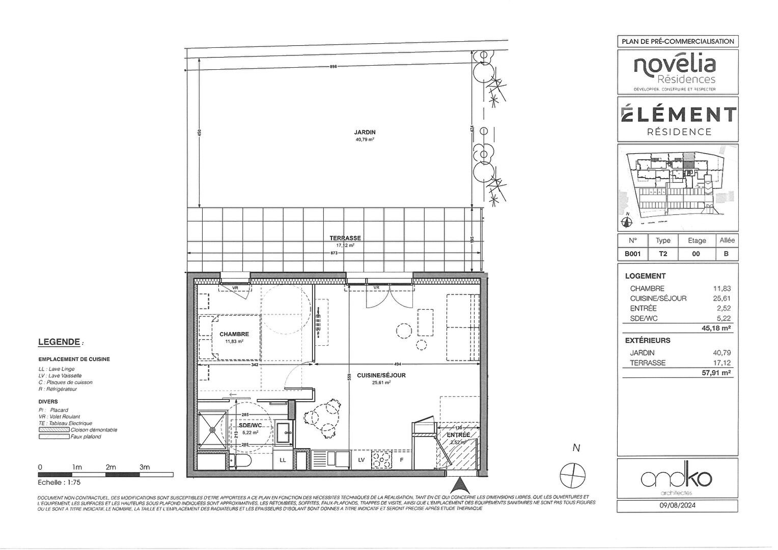 Appartement 2 pièces - 45m² - EMBRUN