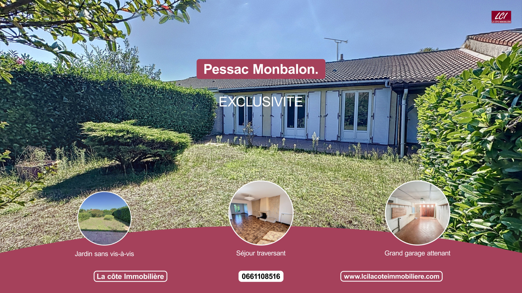 Maison 4 pièces - 82m² - PESSAC