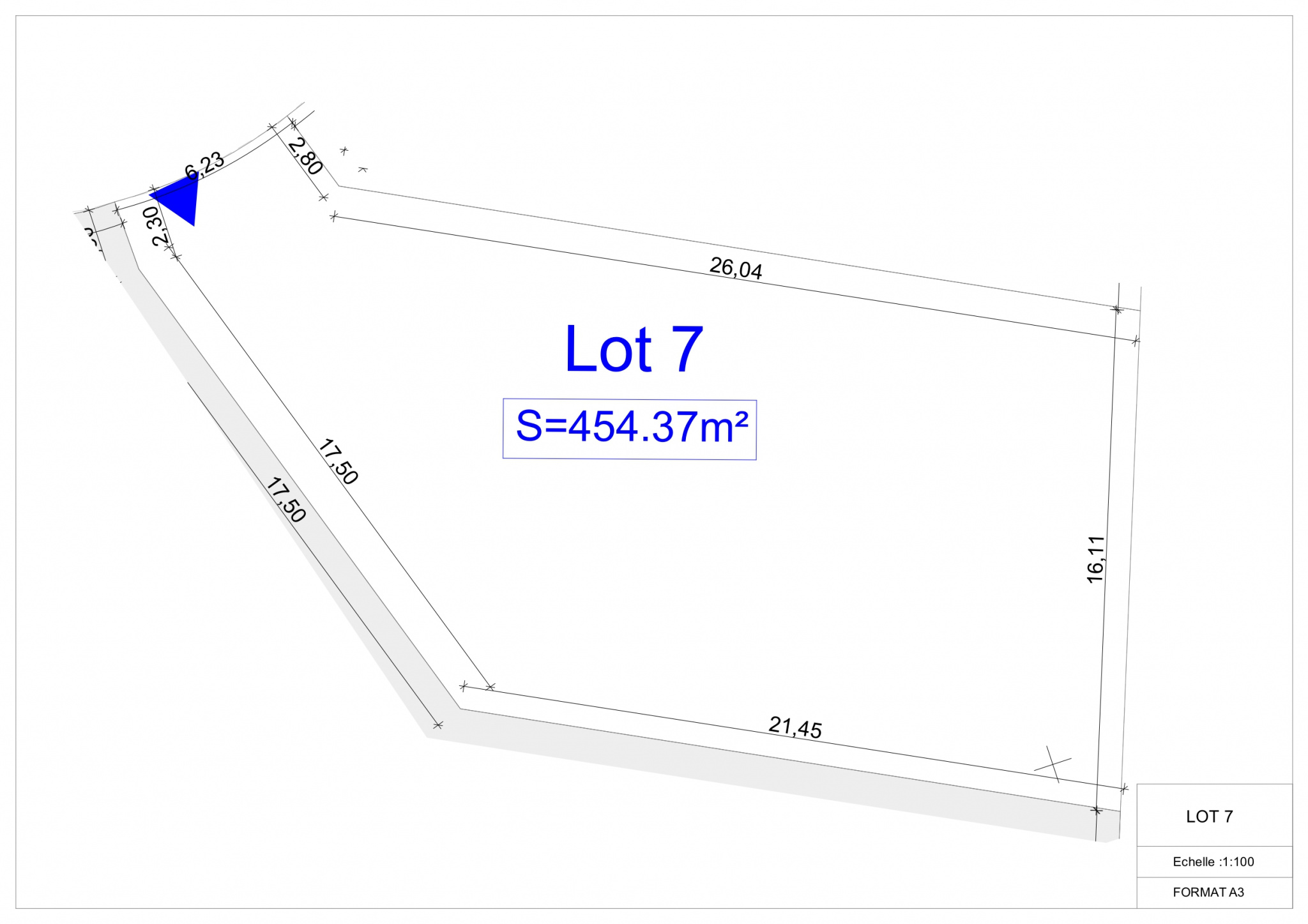 Terrain  - 456m² - LA SALINE