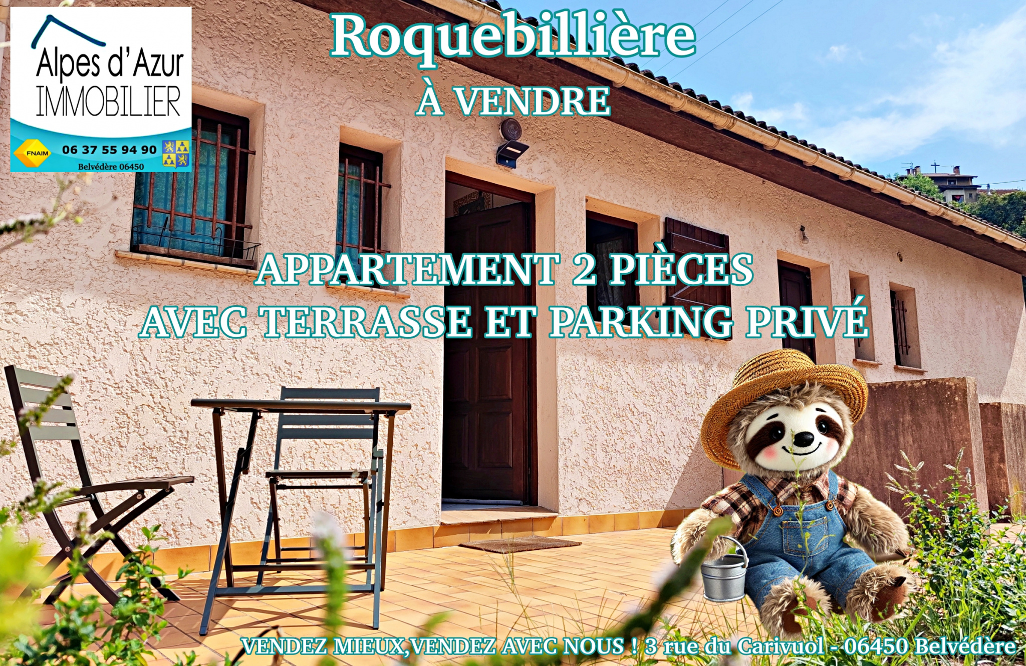 Appartement 2 pièces - 33m² - ROQUEBILLIERE