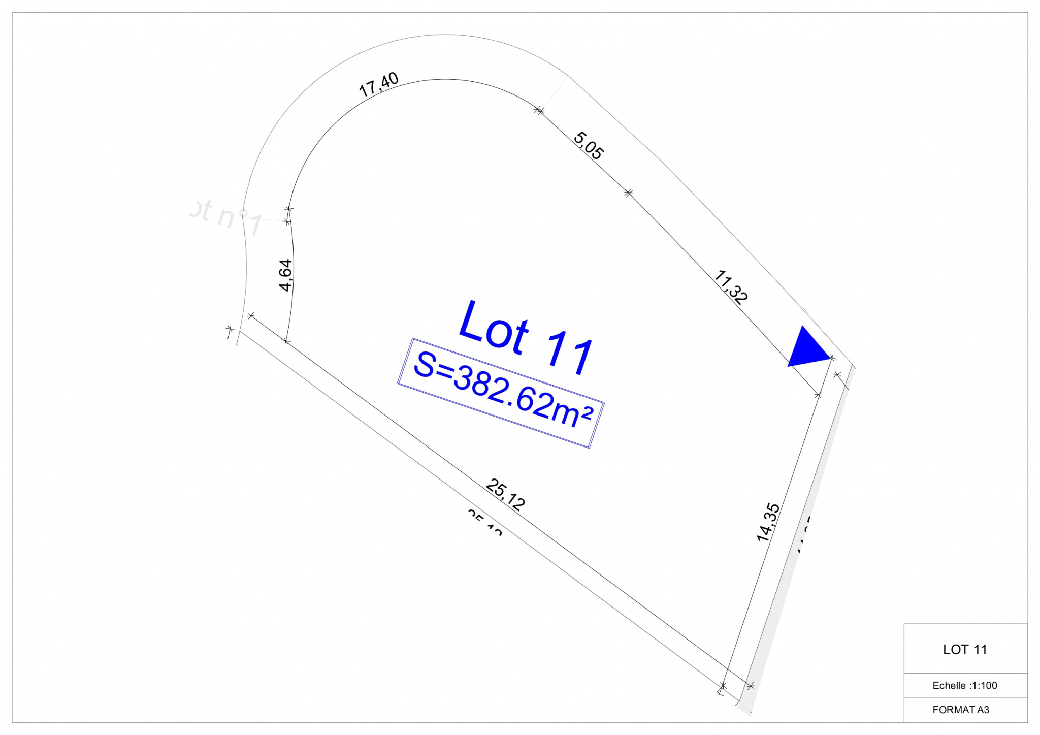 Terrain  - 384m² - LA SALINE