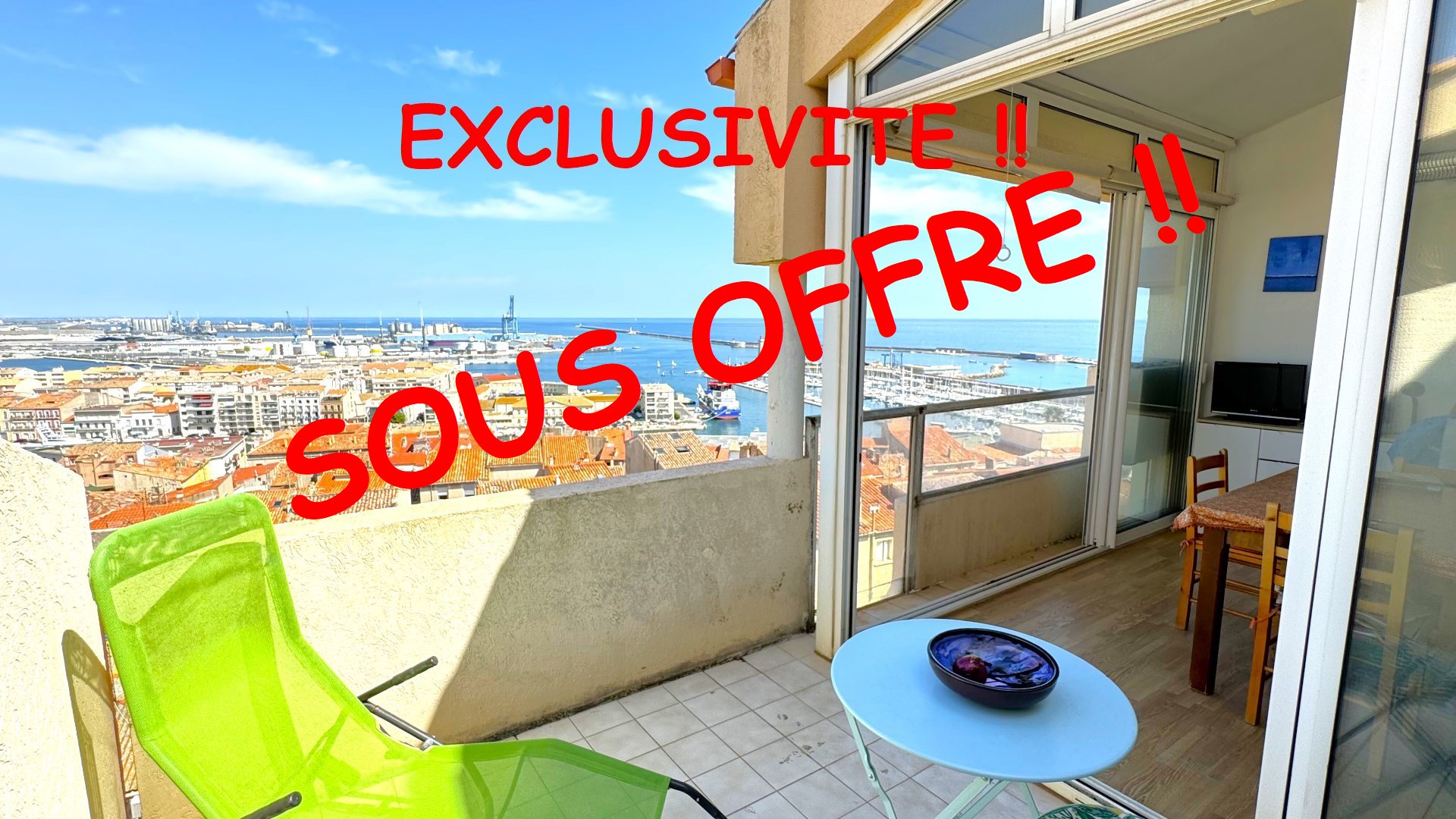 Appartement 2 pièces - 50m² - SETE