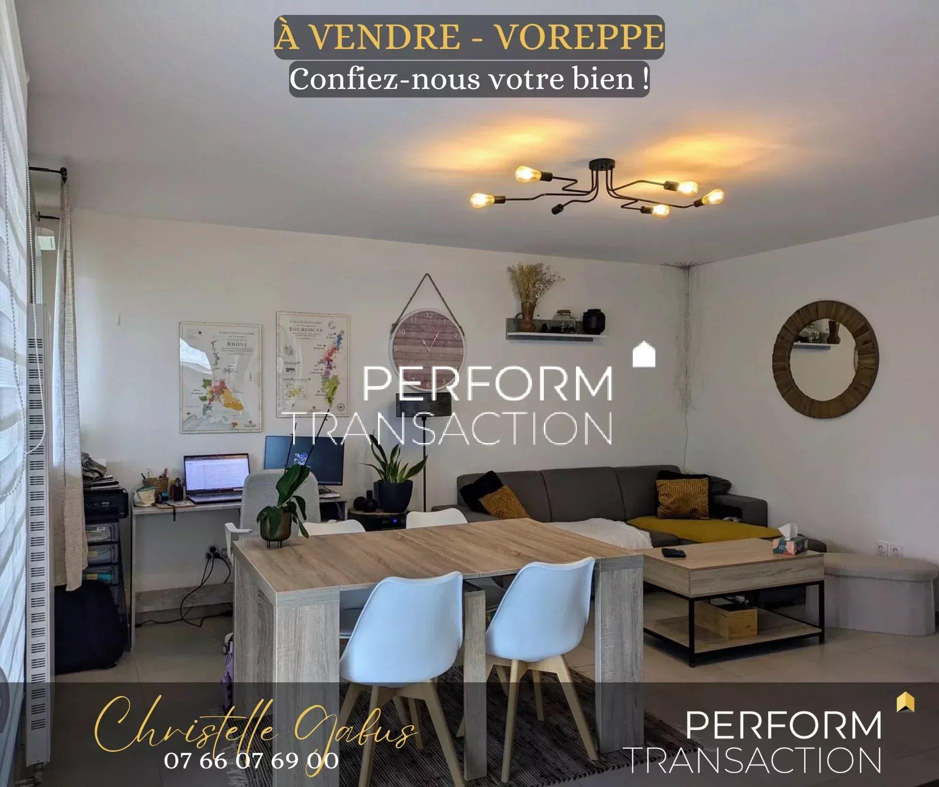 Appartement 3 pièces - 66m² - VOREPPE