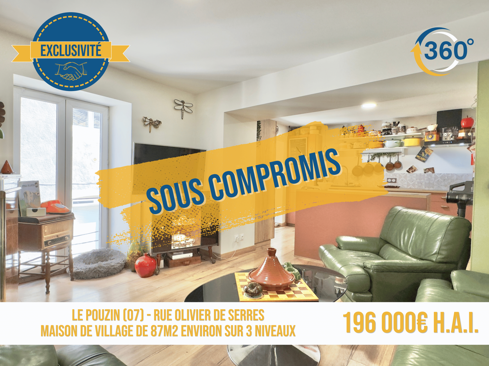 Maison 4 pièces - 90m² - LE POUZIN