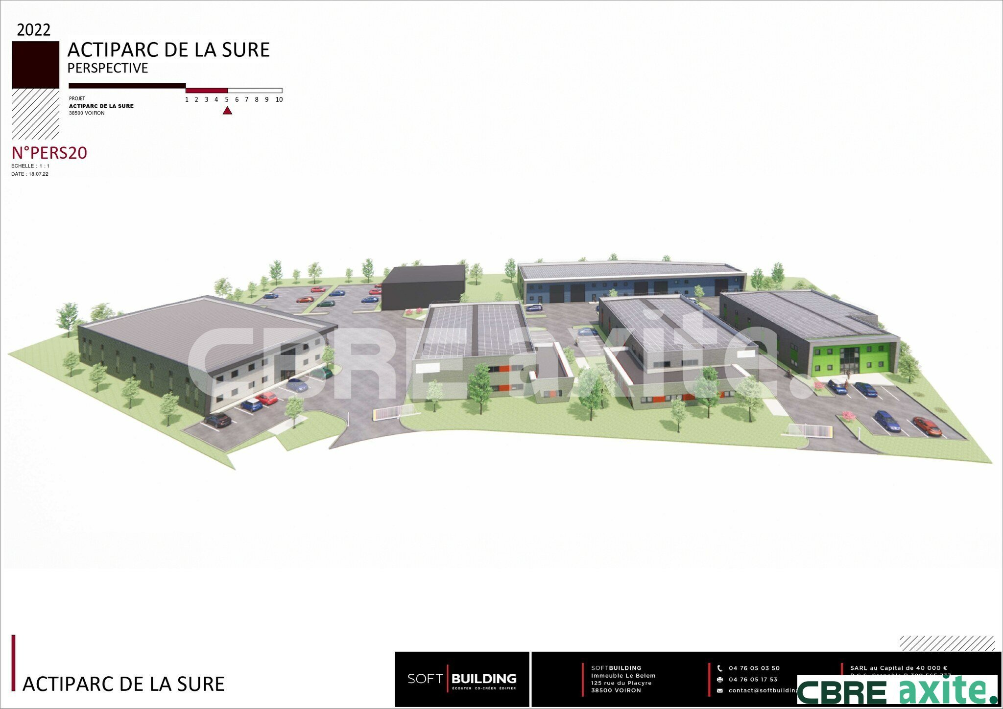 Local industriel  - 720m² - VOIRON