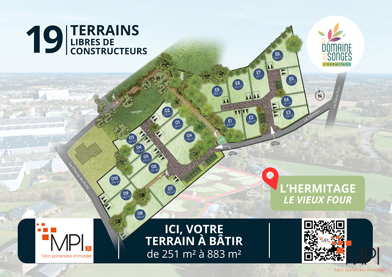 Terrain  - 476m²