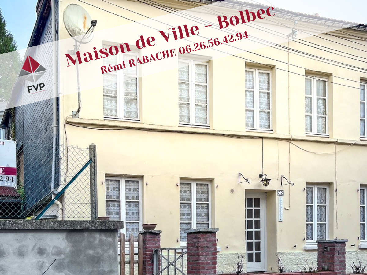 Maison 3 pièces - 79m² - BOLBEC