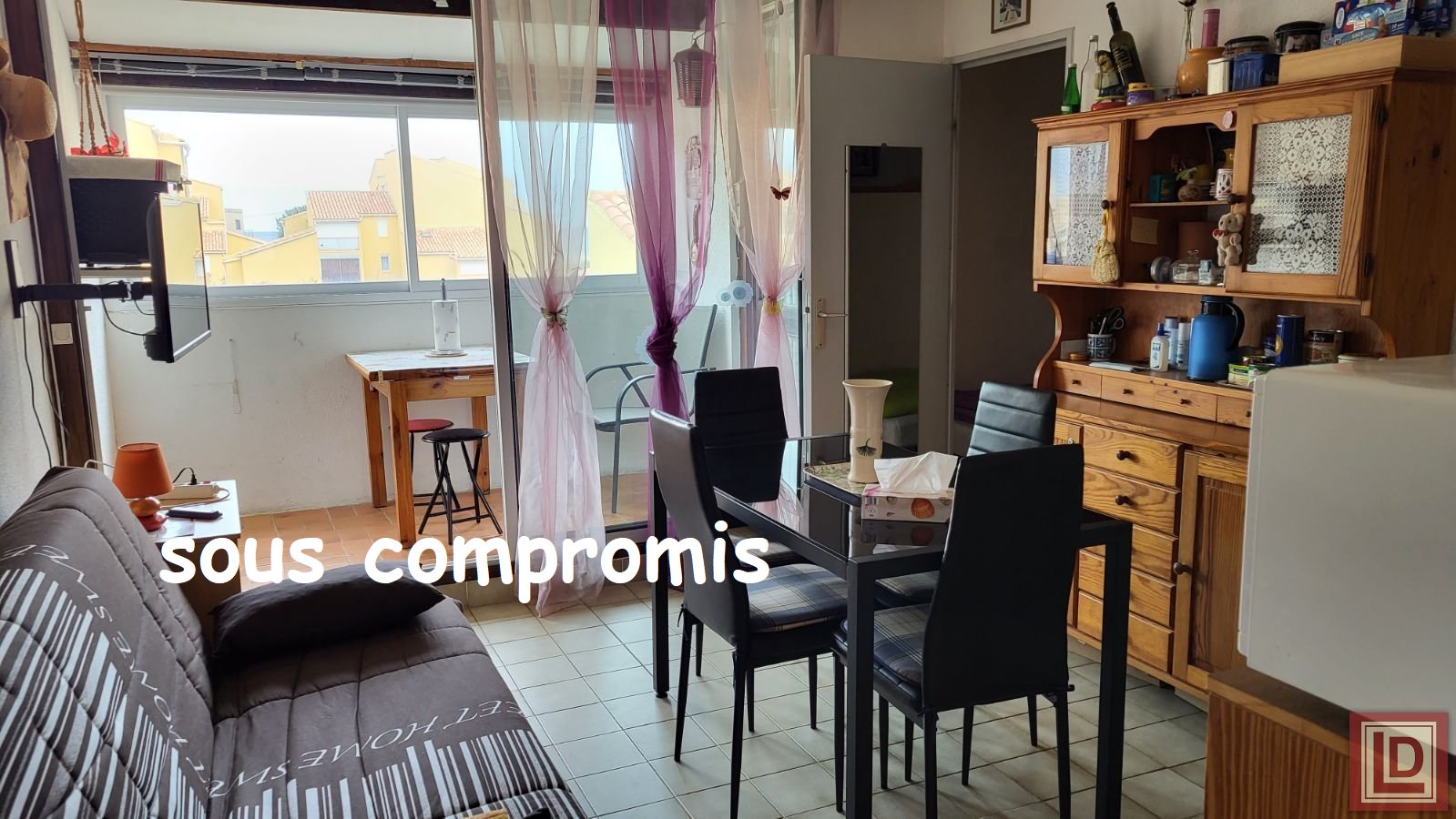 Appartement 3 pièces - 27m² - NARBONNE PLAGE