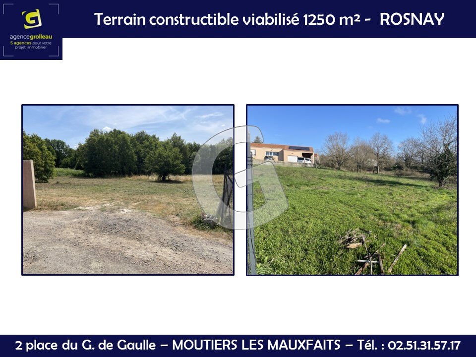 Terrain  - 1 250m²