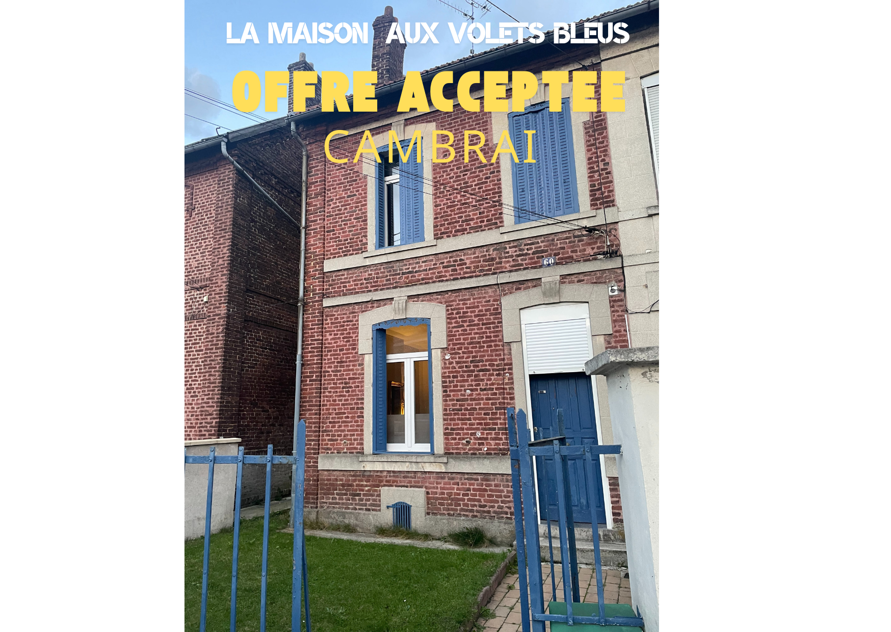 Maison 5 pièces - 93m² - CAMBRAI