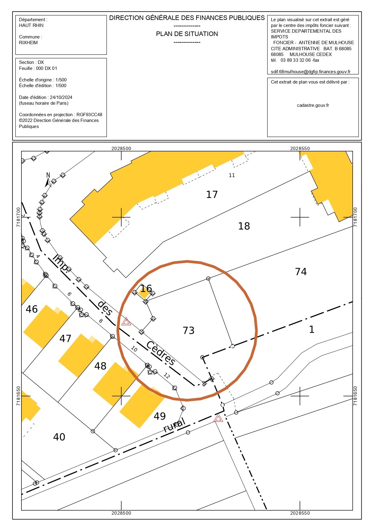 Terrain  - RIXHEIM