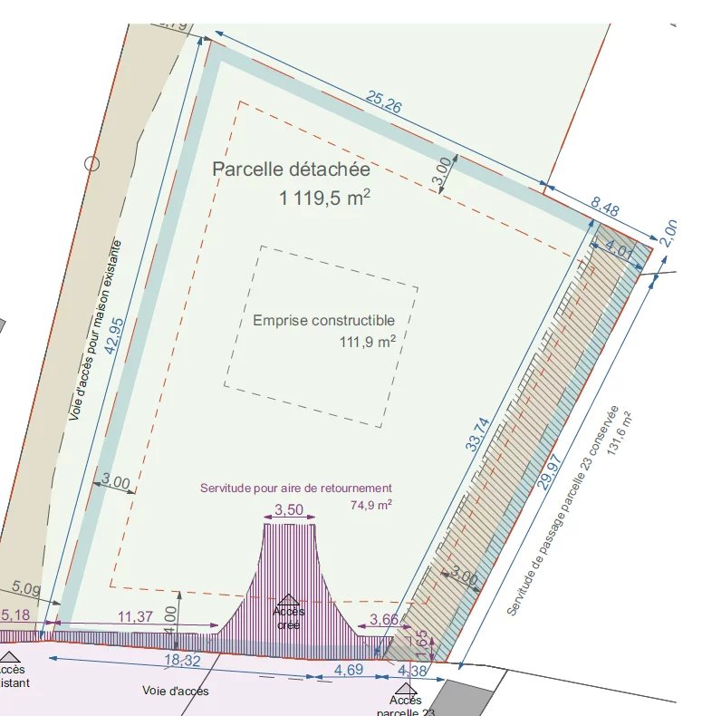 Terrain  - 1 120m² - ROQUEVAIRE