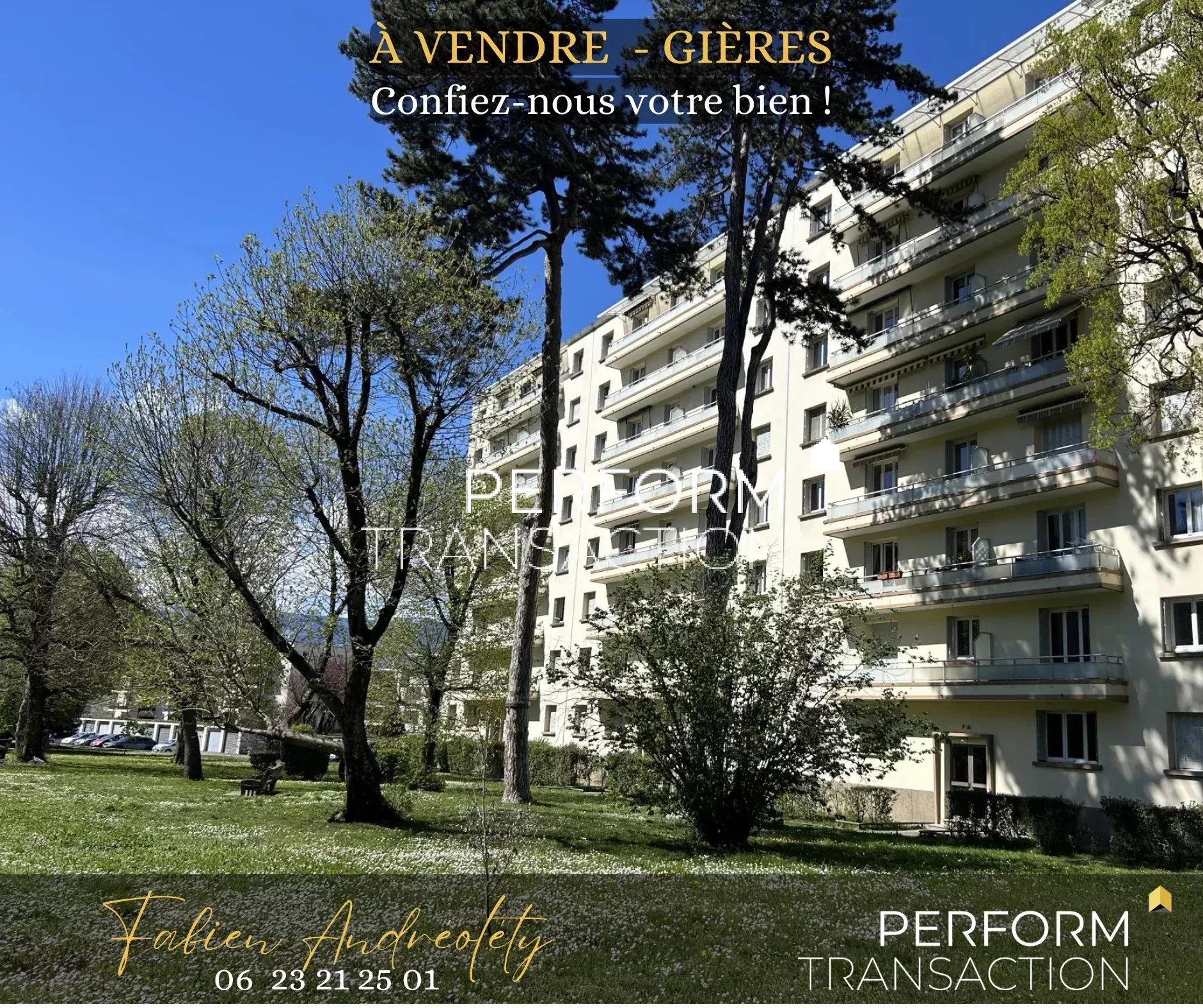 Appartement 5 pièces - 121m² - GIERES