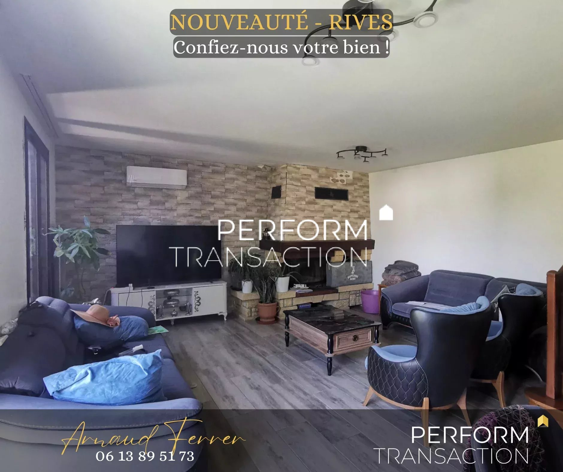 Maison 4 pièces - 96m² - RIVES