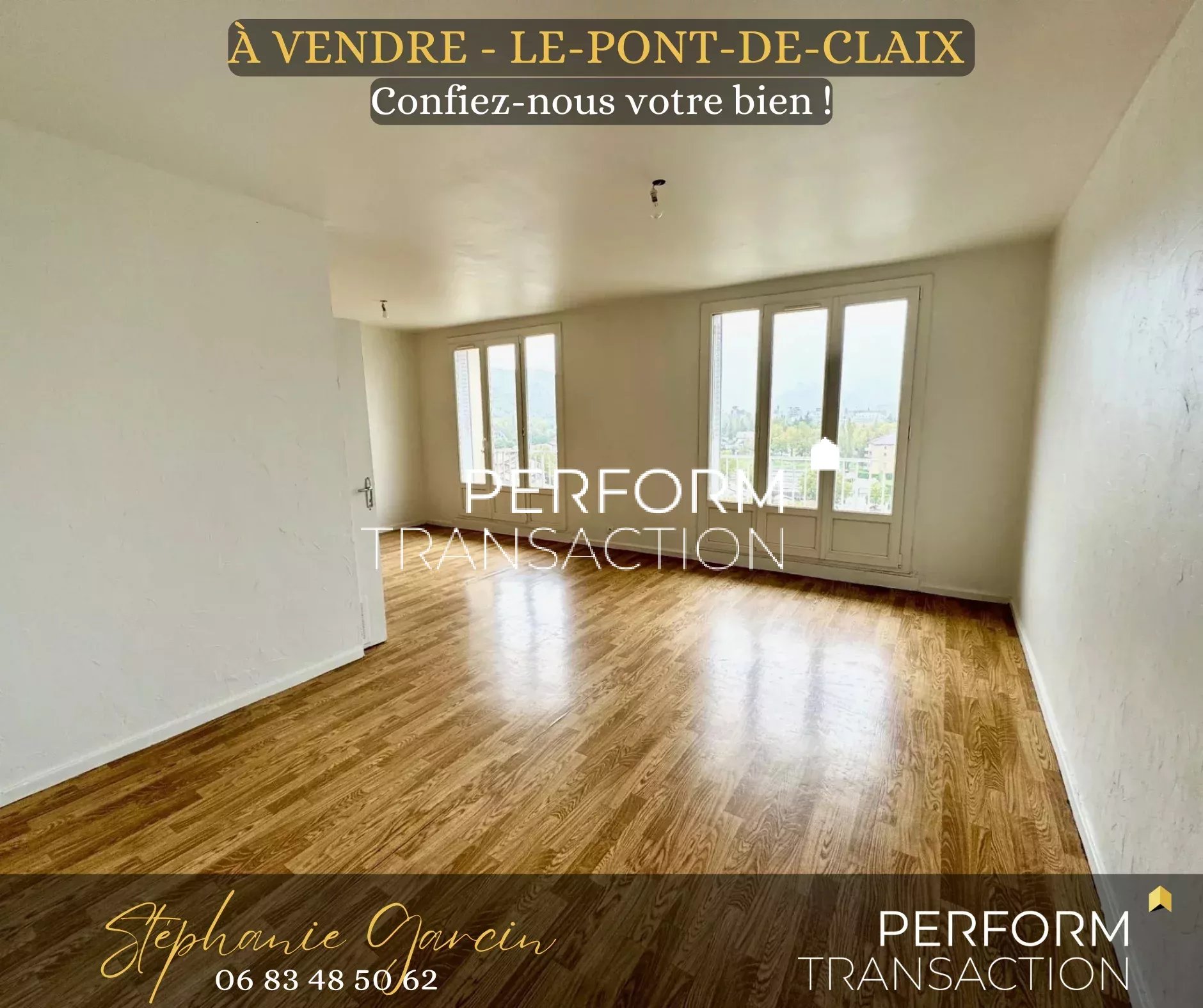 Appartement 3 pièces - 60m² - LE PONT DE CLAIX