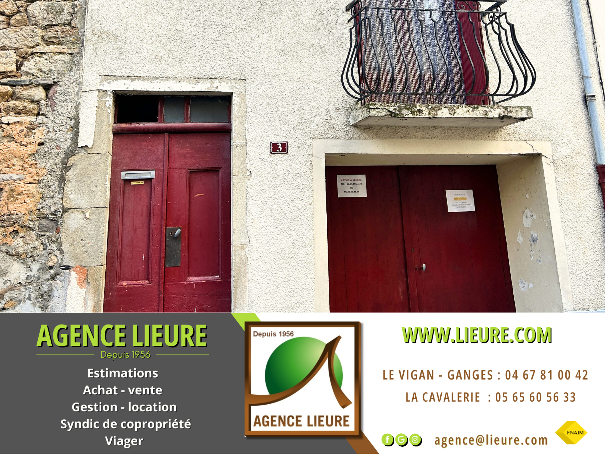 Maison 4 pièces - 60m² - ALZON