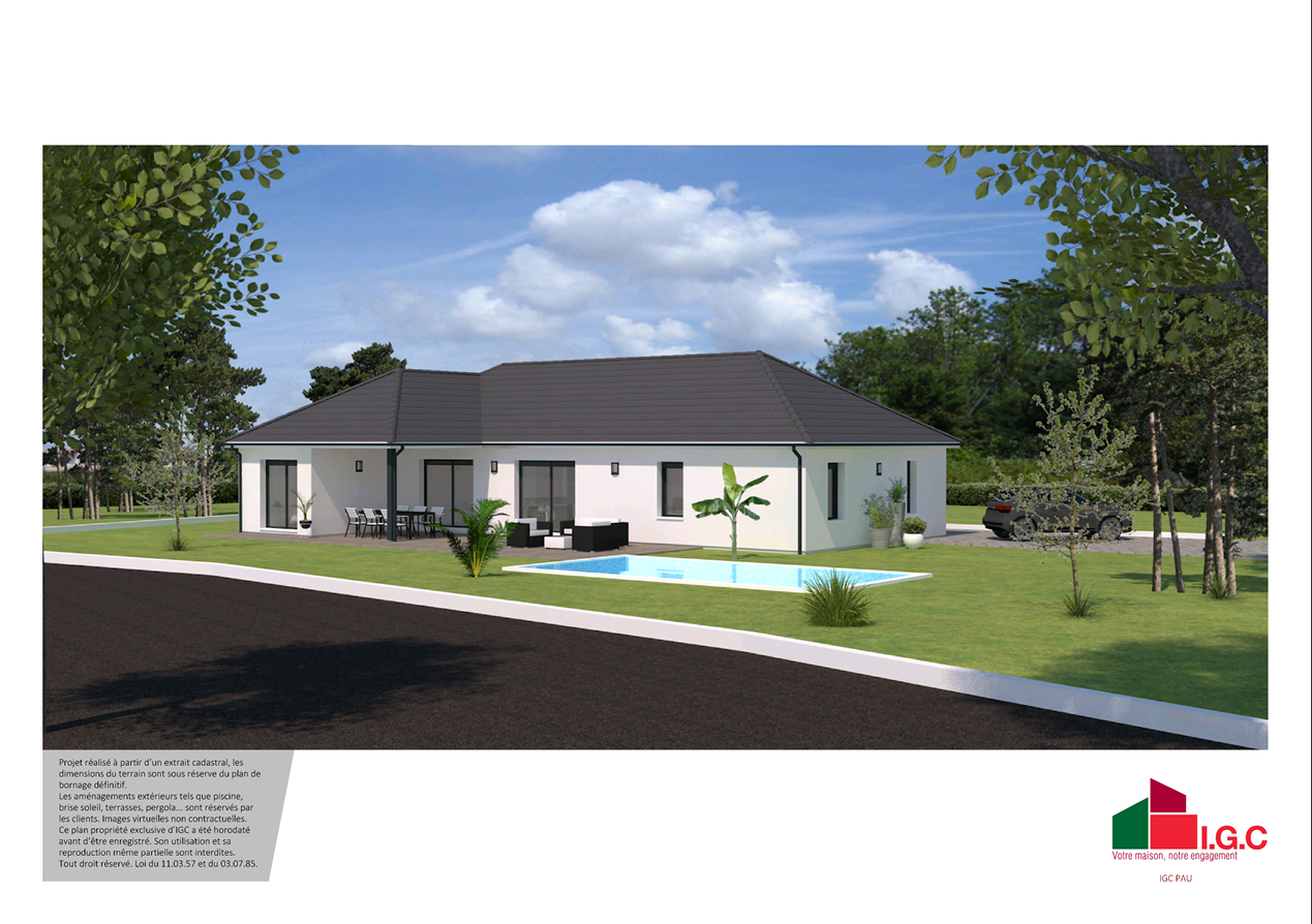 Terrain  - 984m² - ARTIGUELOUVE