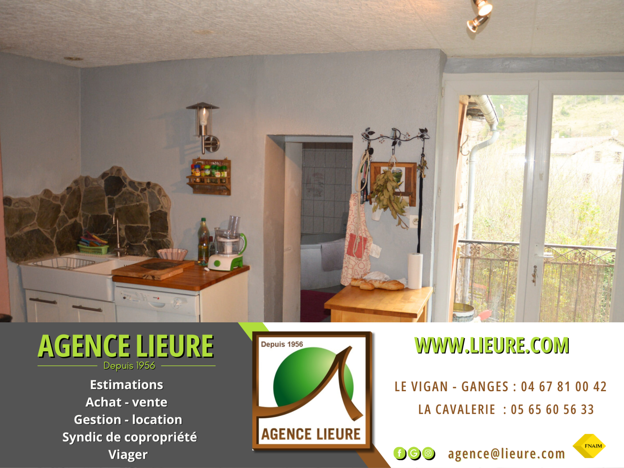 Appartement 4 pièces - 82m² - ALZON