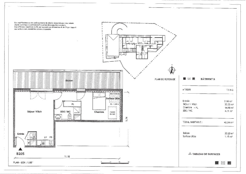 Appartement 2 pièces - 42m² - COLOMIERS