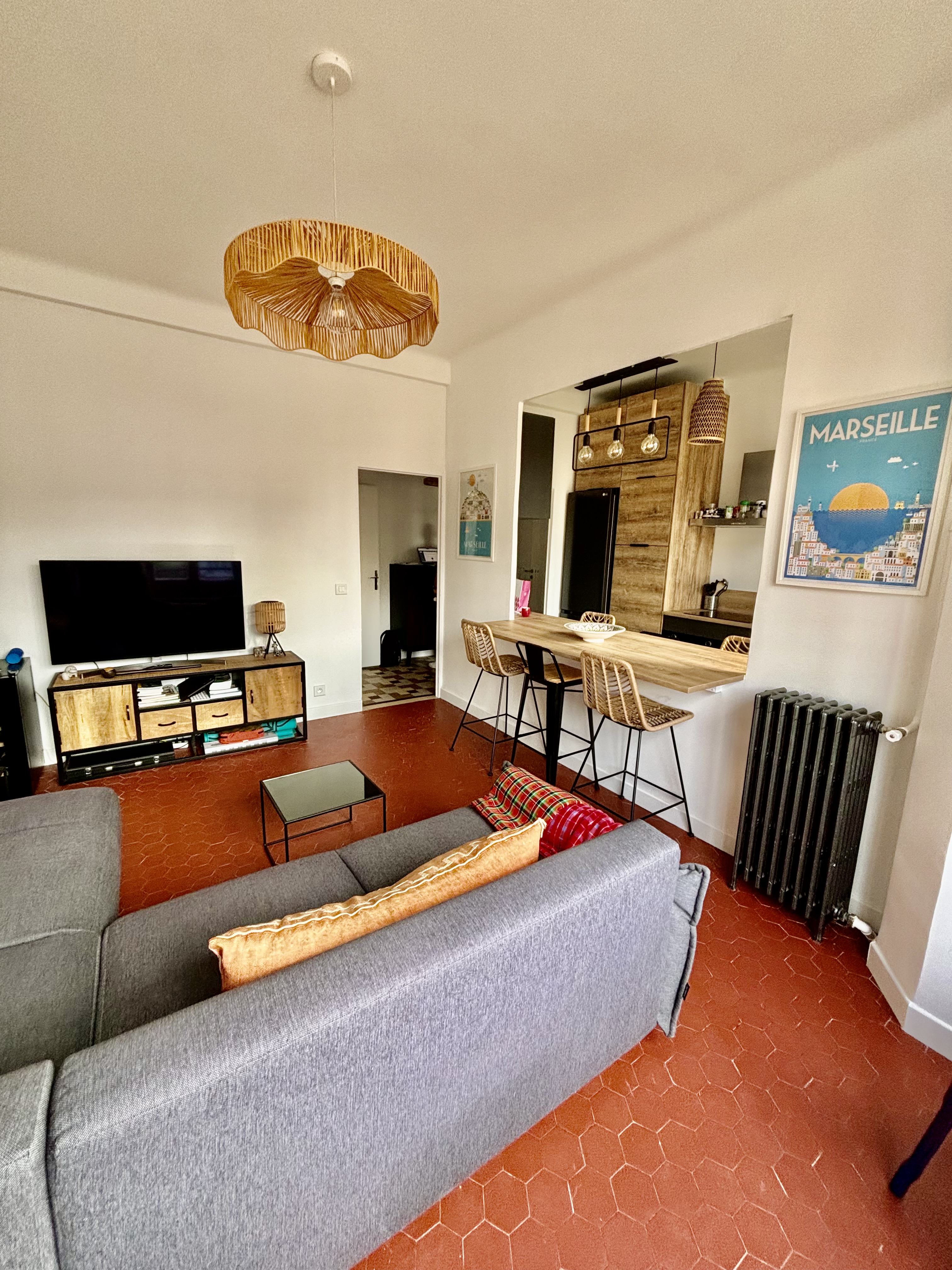 Appartement 4 pièces - Meublé  - 70m² - MARSEILLE  - 5ème