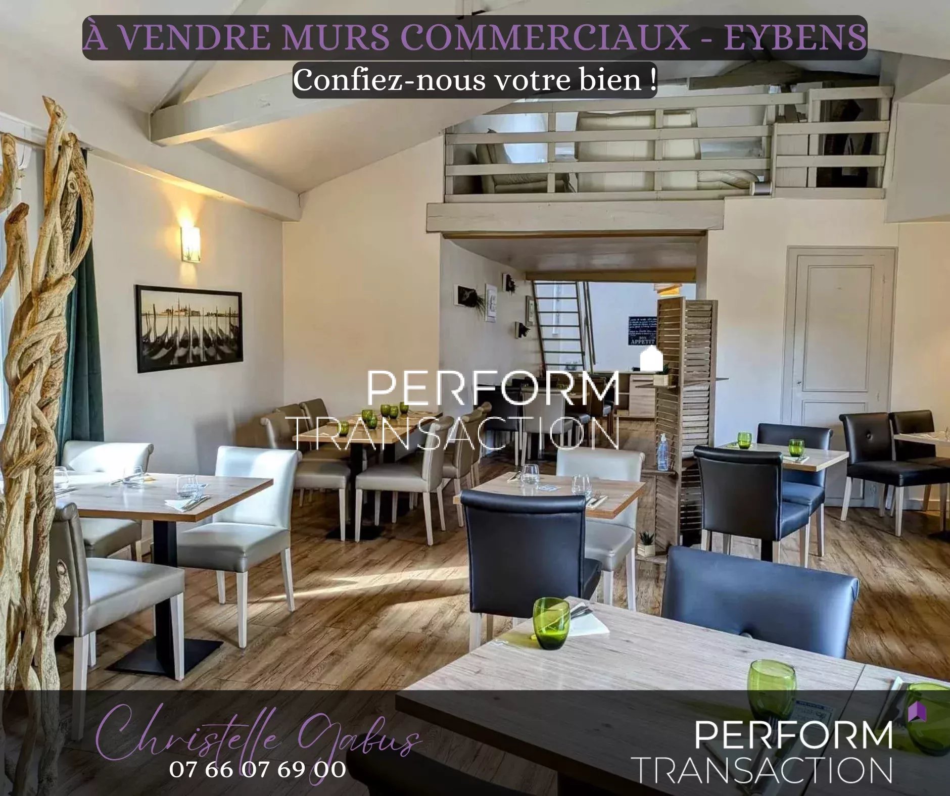 Local commercial  - 180m² - EYBENS