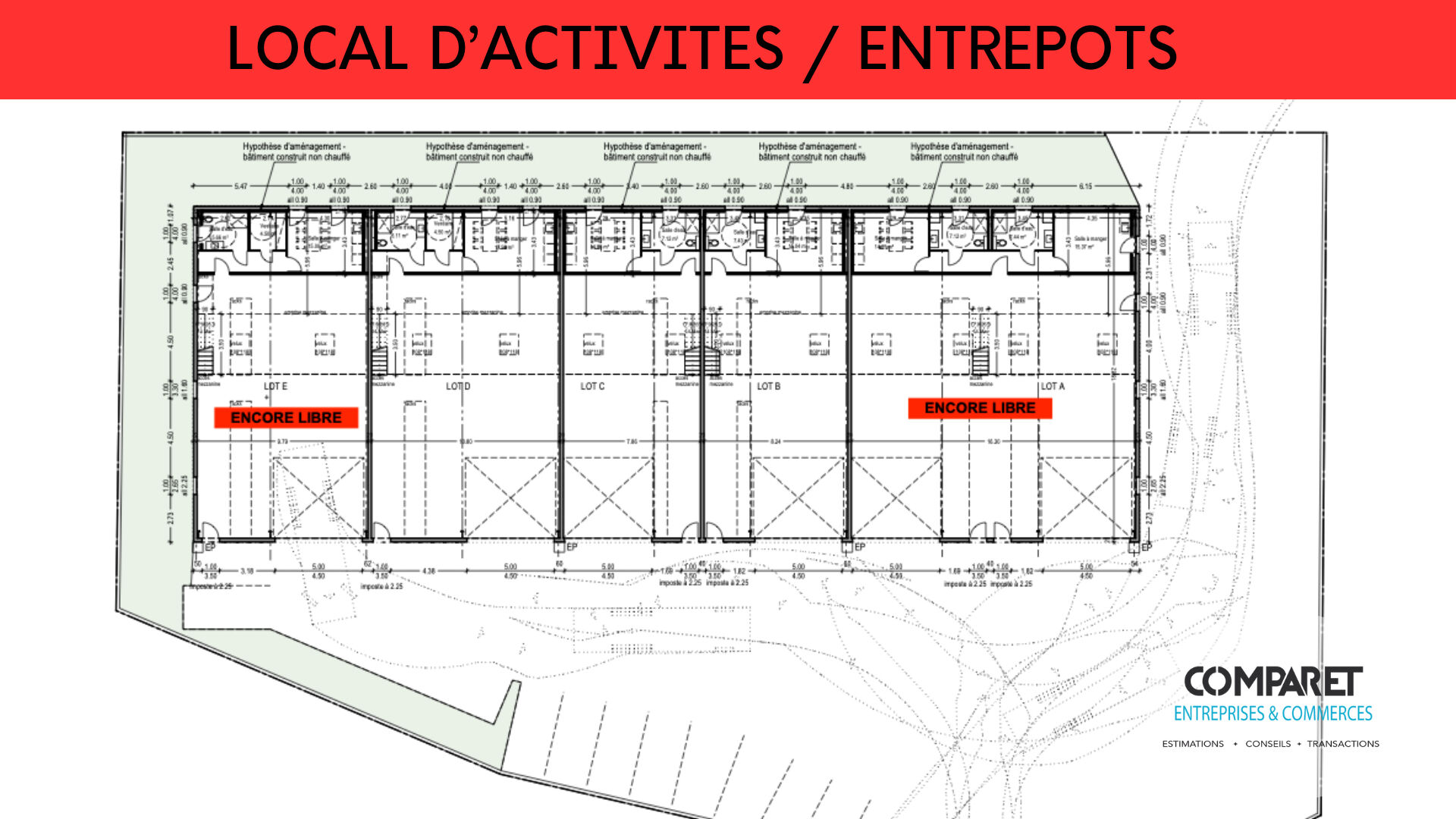 Local industriel  - 205m²