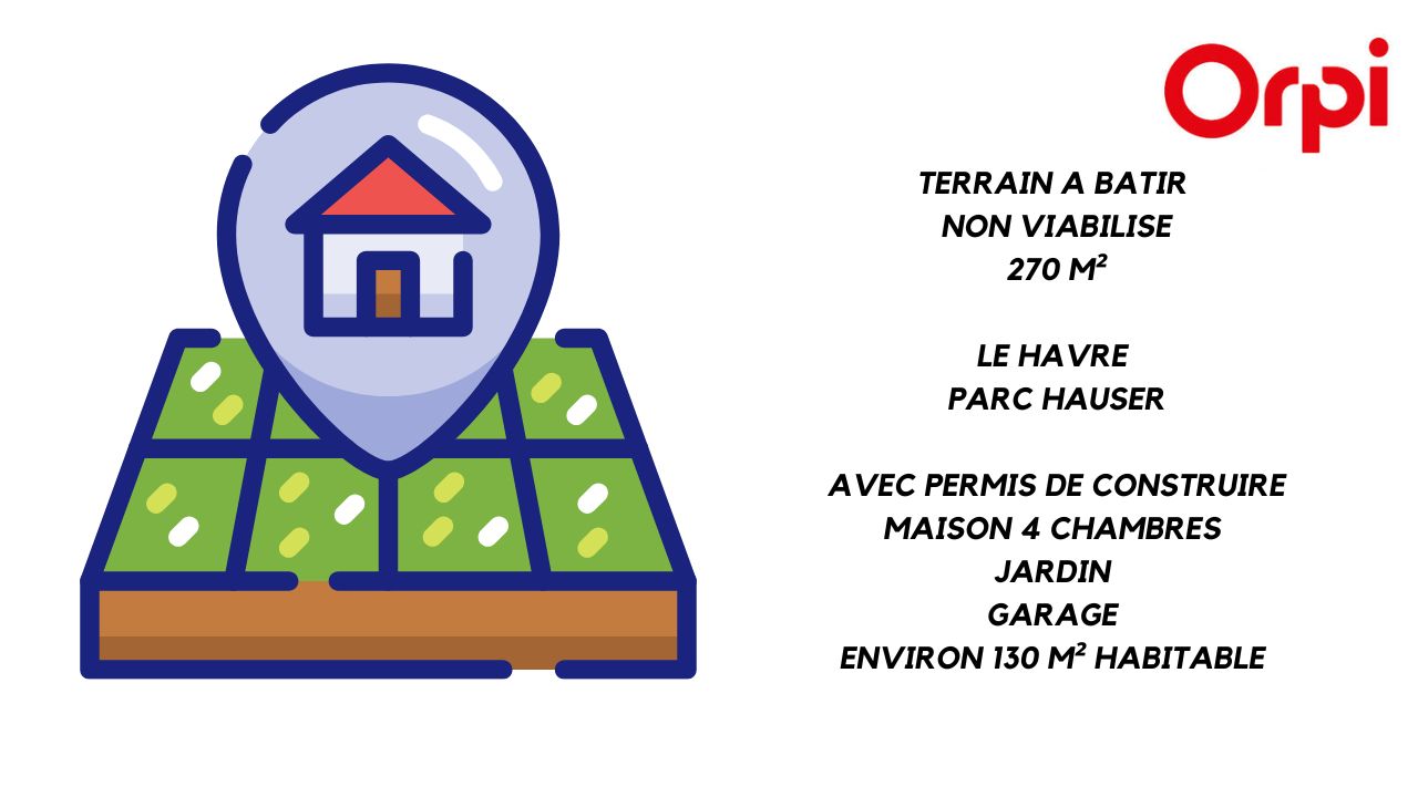 Terrain  - 270m² - LE HAVRE