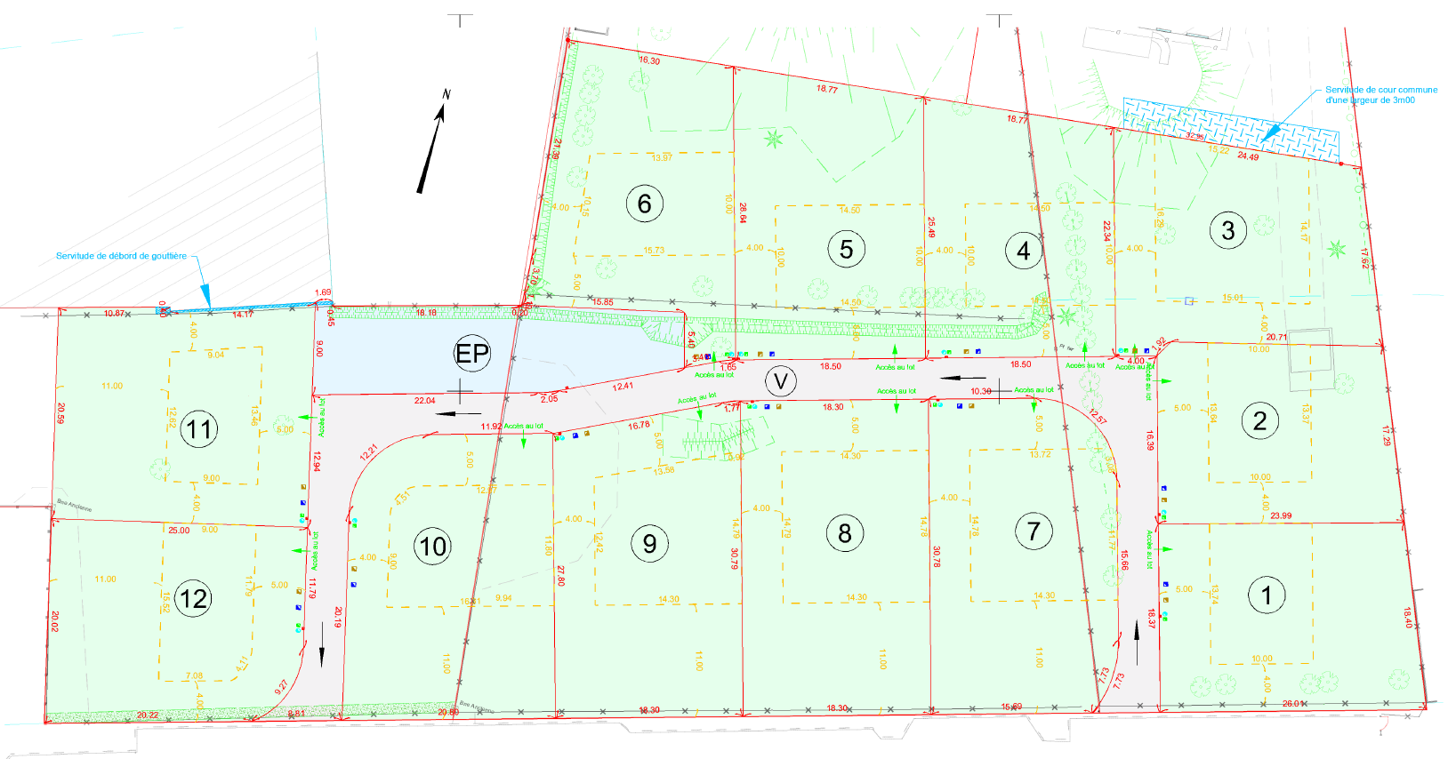 Terrain  - 458m² - BAILLEUL