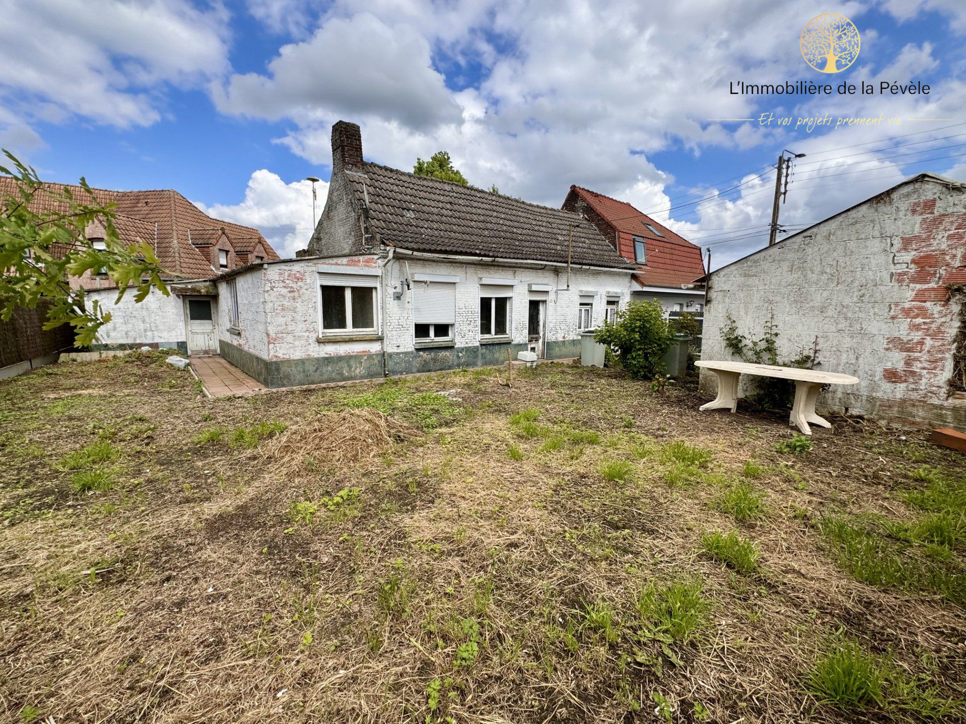 Maison 3 pièces - 76m² - TEMPLEUVE EN PEVELE