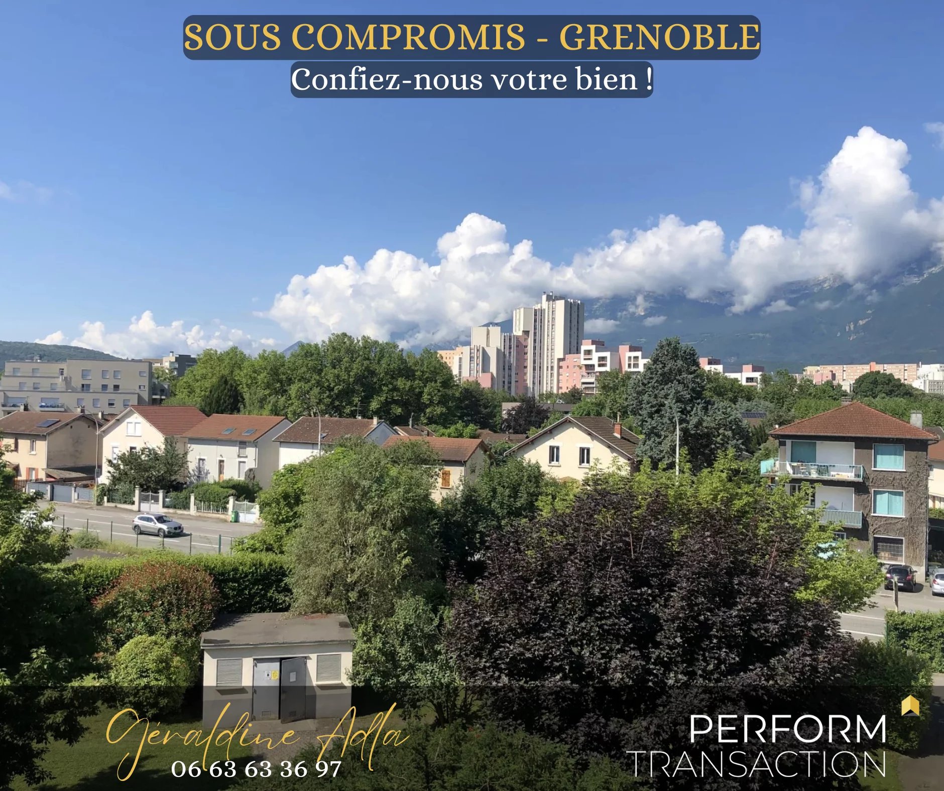 Appartement 3 pièces - 53m² - GRENOBLE