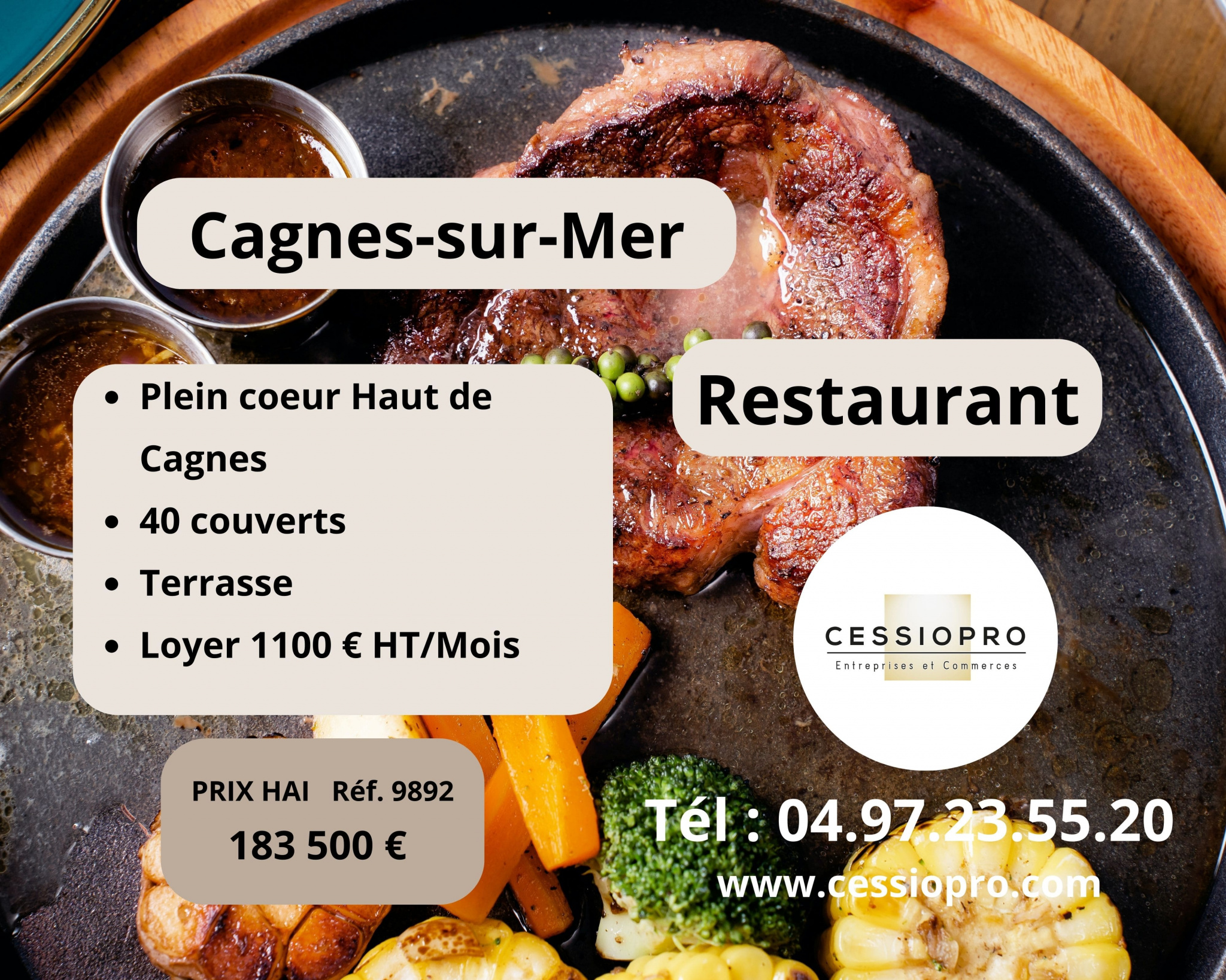 Fonds de commerce  - CAGNES SUR MER