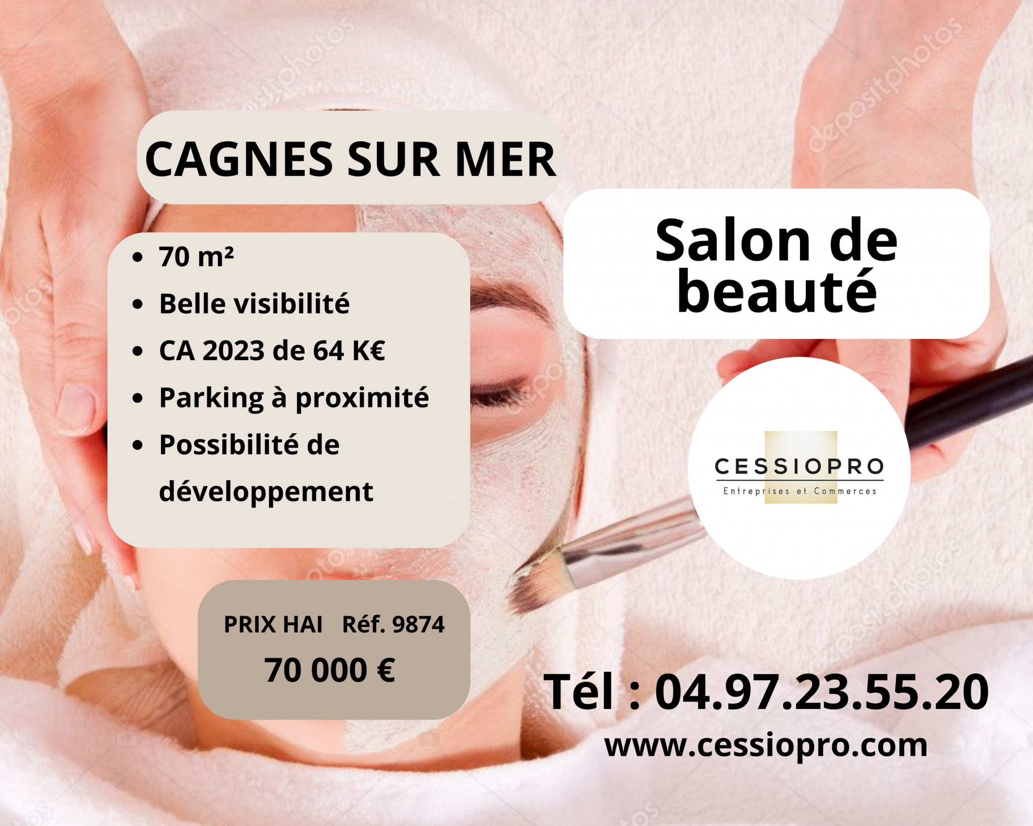 Fonds de commerce  - CAGNES SUR MER