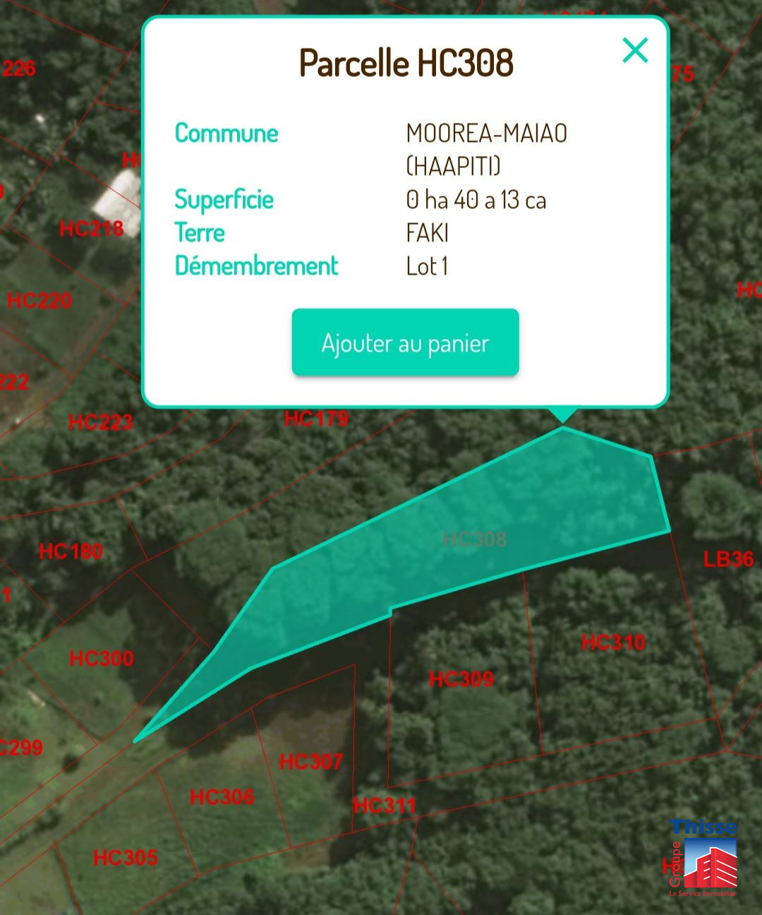 Terrain  - 3 968m² - MOOREA MAIAO