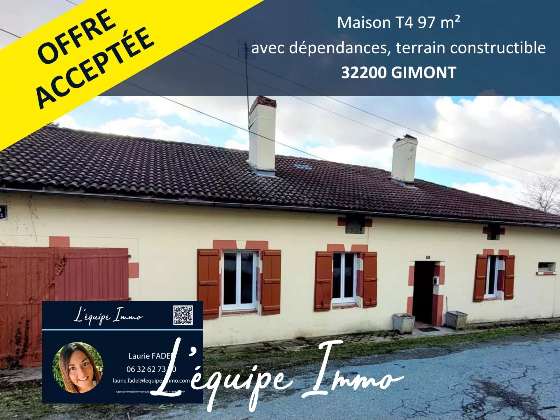 Maison 4 pièces - 97m² - GIMONT