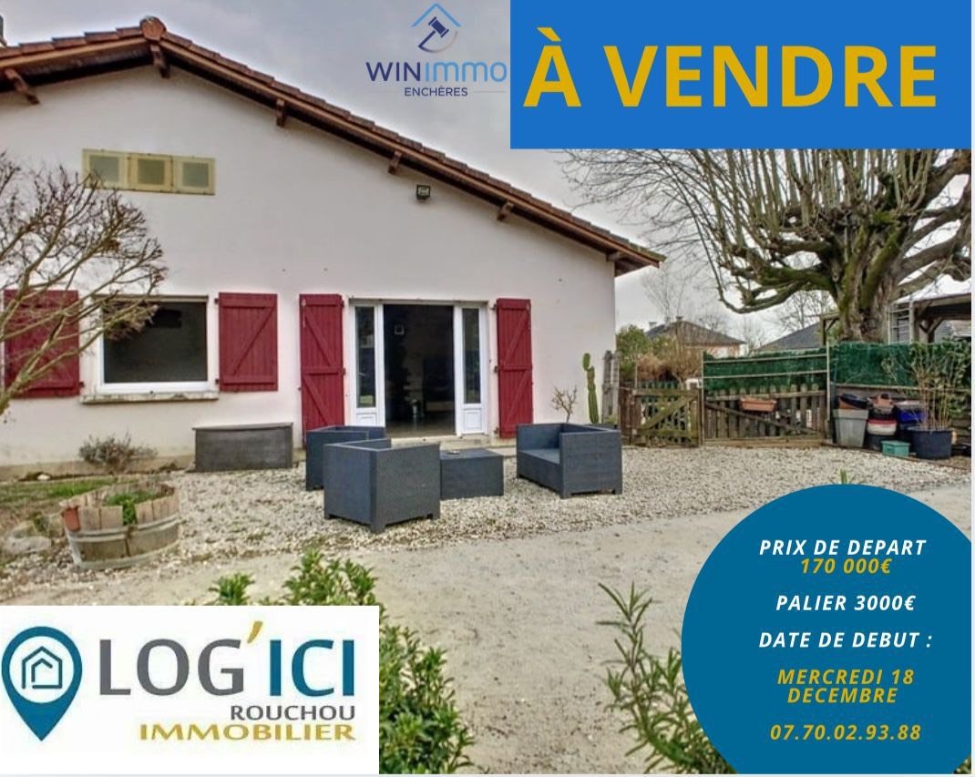 Maison 4 pièces - 76m² - LESCAR