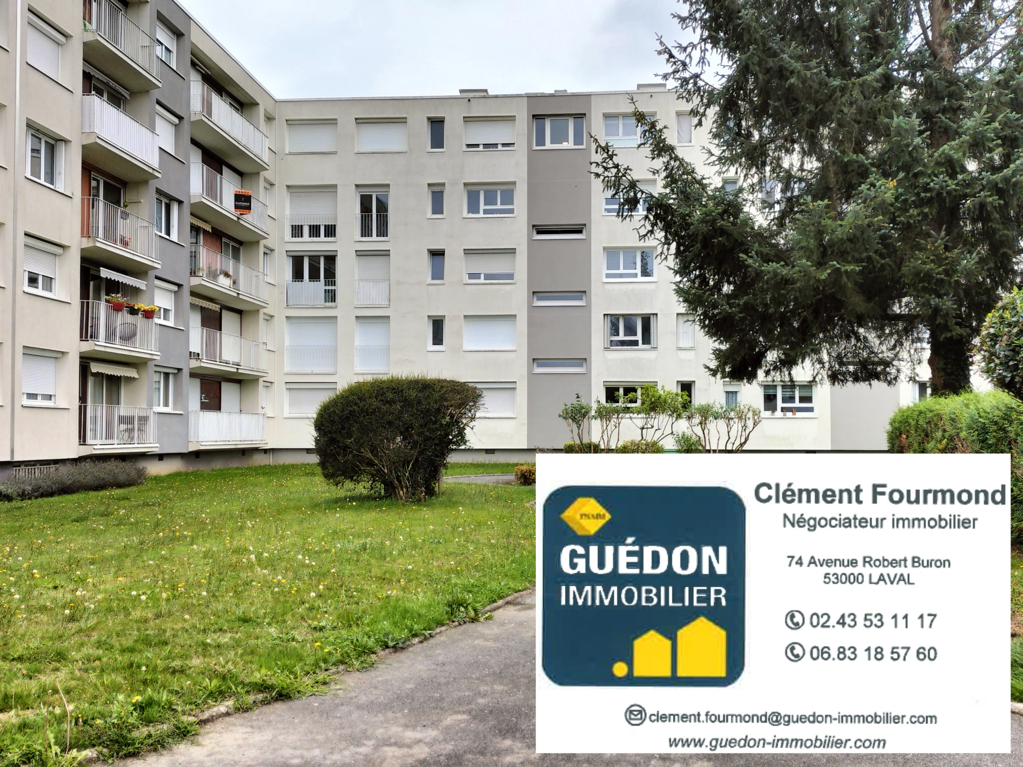 Appartement 4 pièces - 77m² - LAVAL