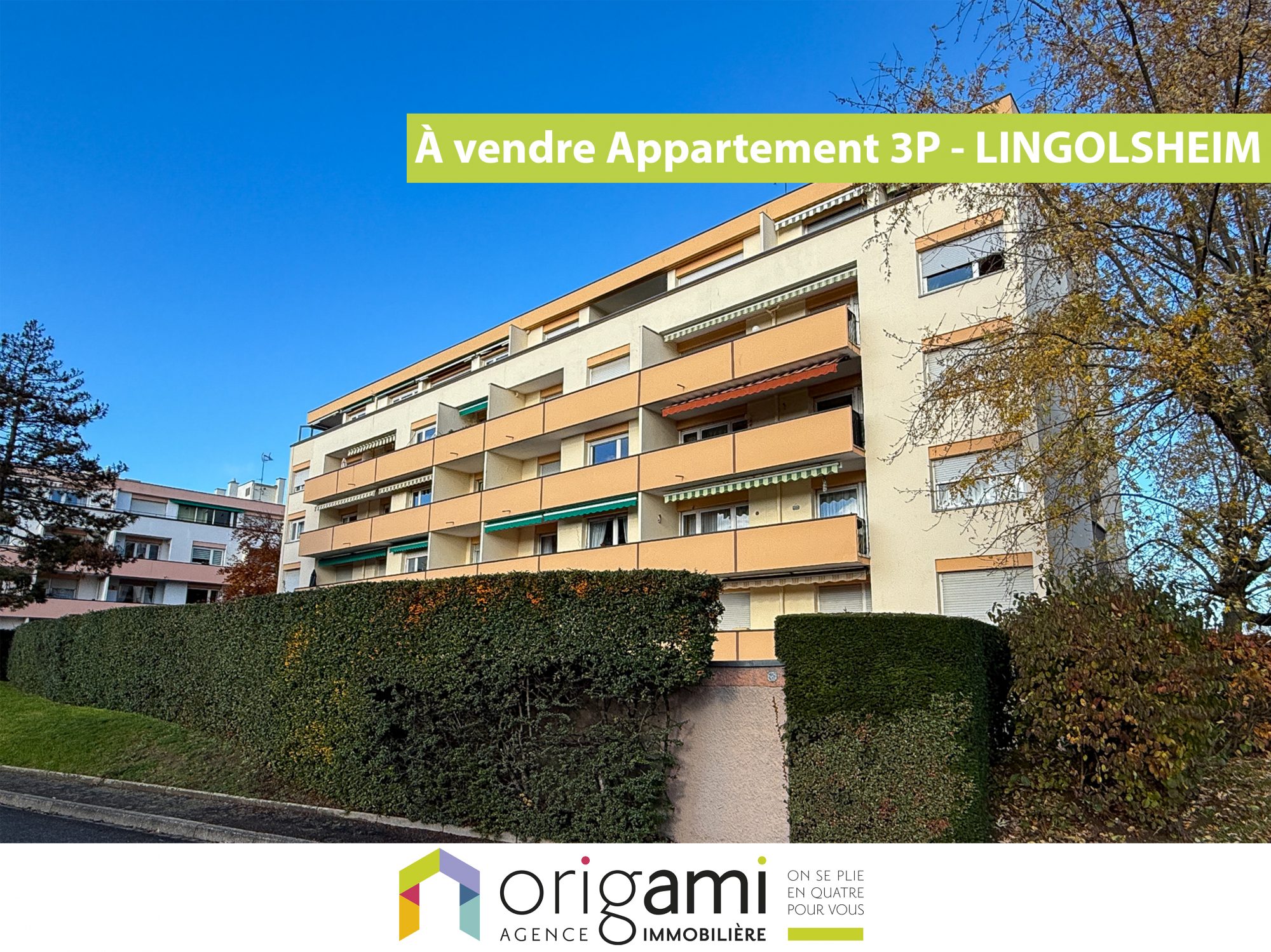 Appartement 3 pièces - 76m² - LINGOLSHEIM