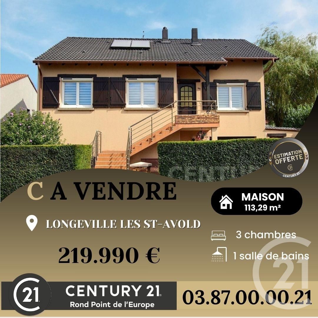 Maison 5 pièces - 113m² - LONGEVILLE LES ST AVOLD