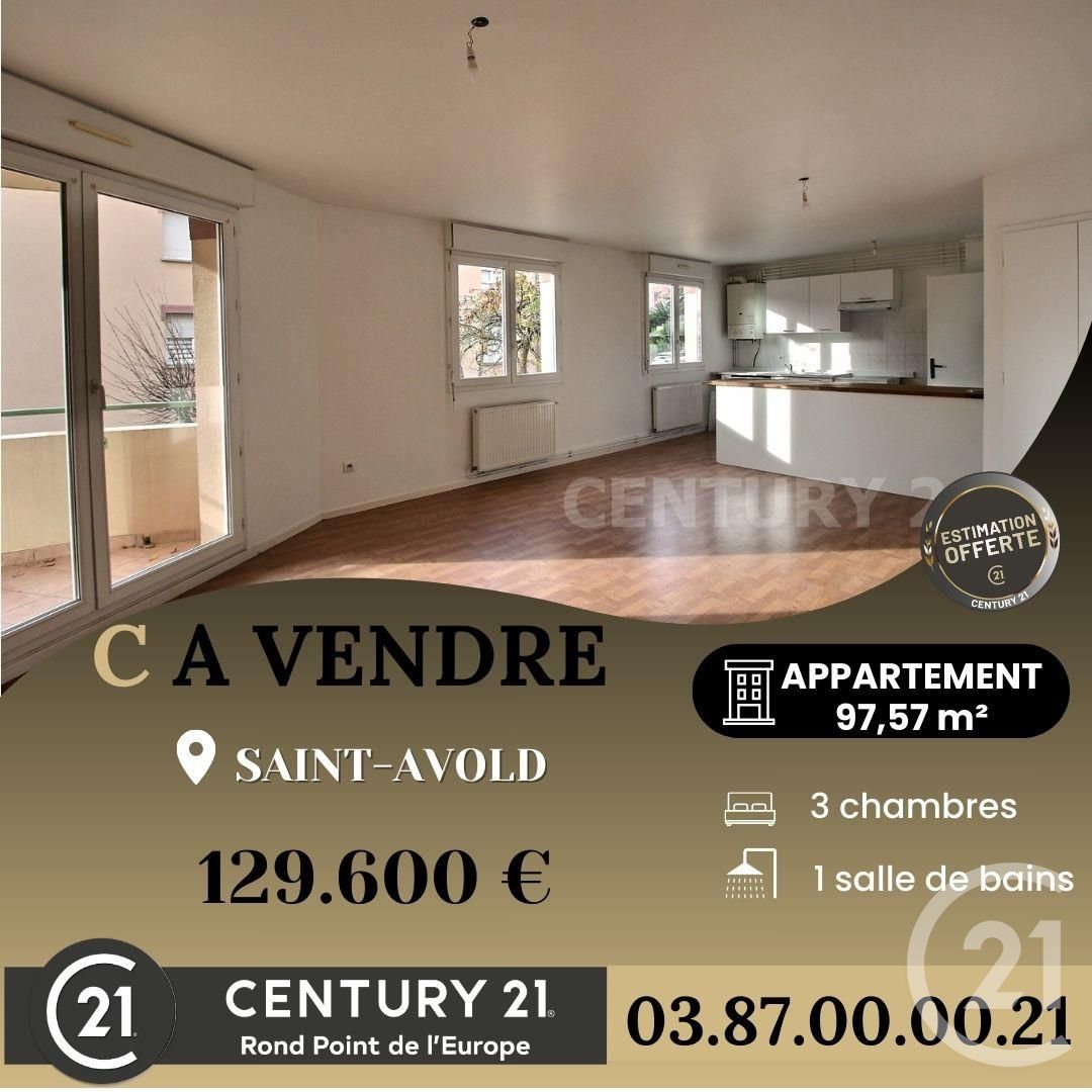 Appartement 4 pièces - 97m² - ST AVOLD