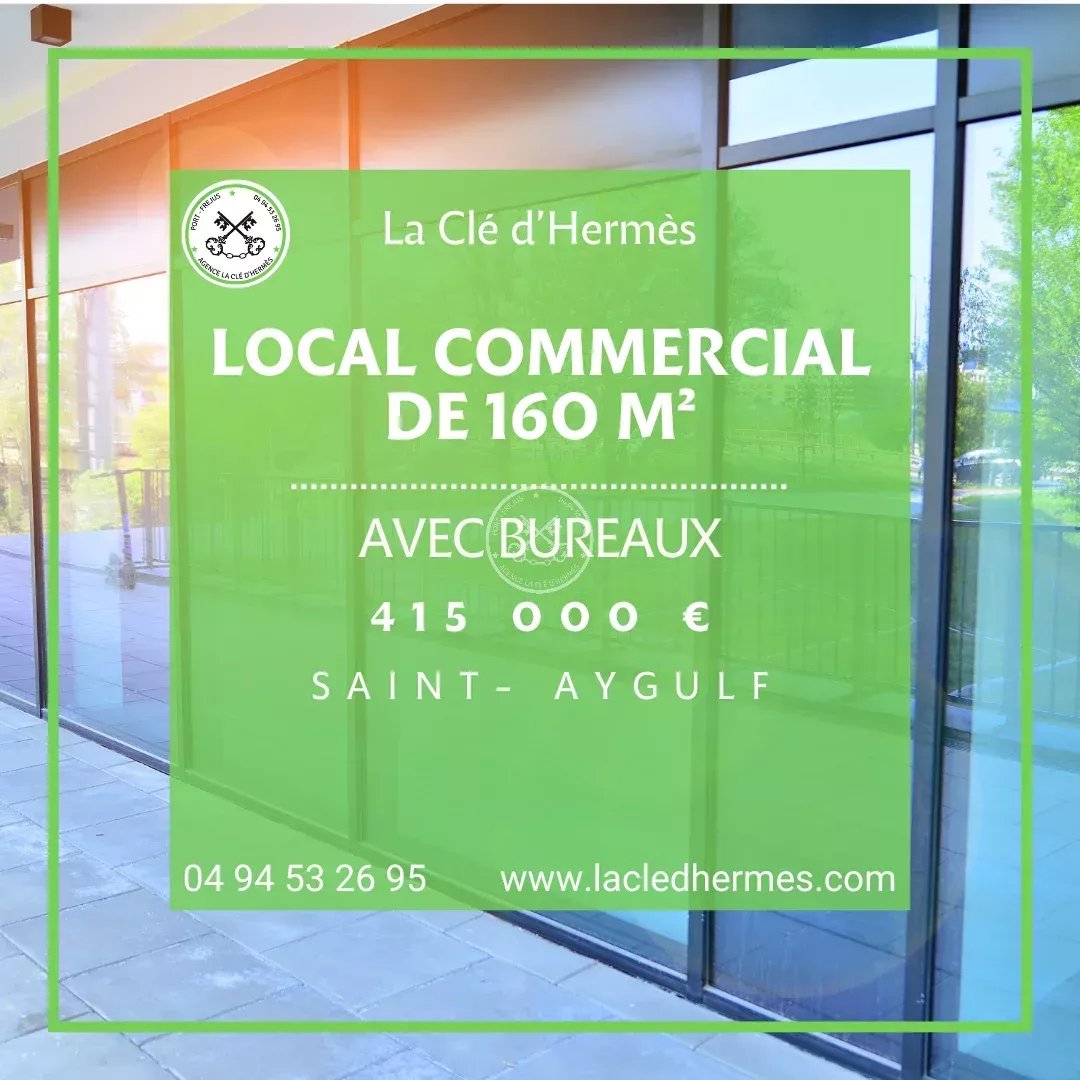 Local commercial  - 161m² - ST AYGULF