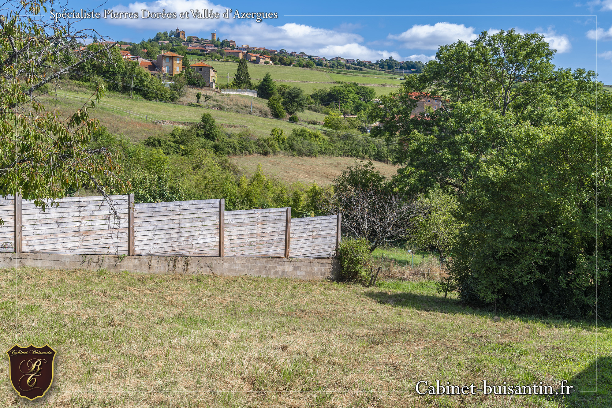 Terrain  - 900m² - ST LAURENT D OINGT