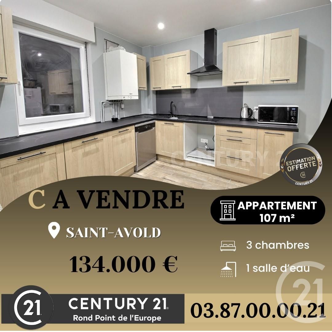 Appartement 5 pièces - 107m² - ST AVOLD