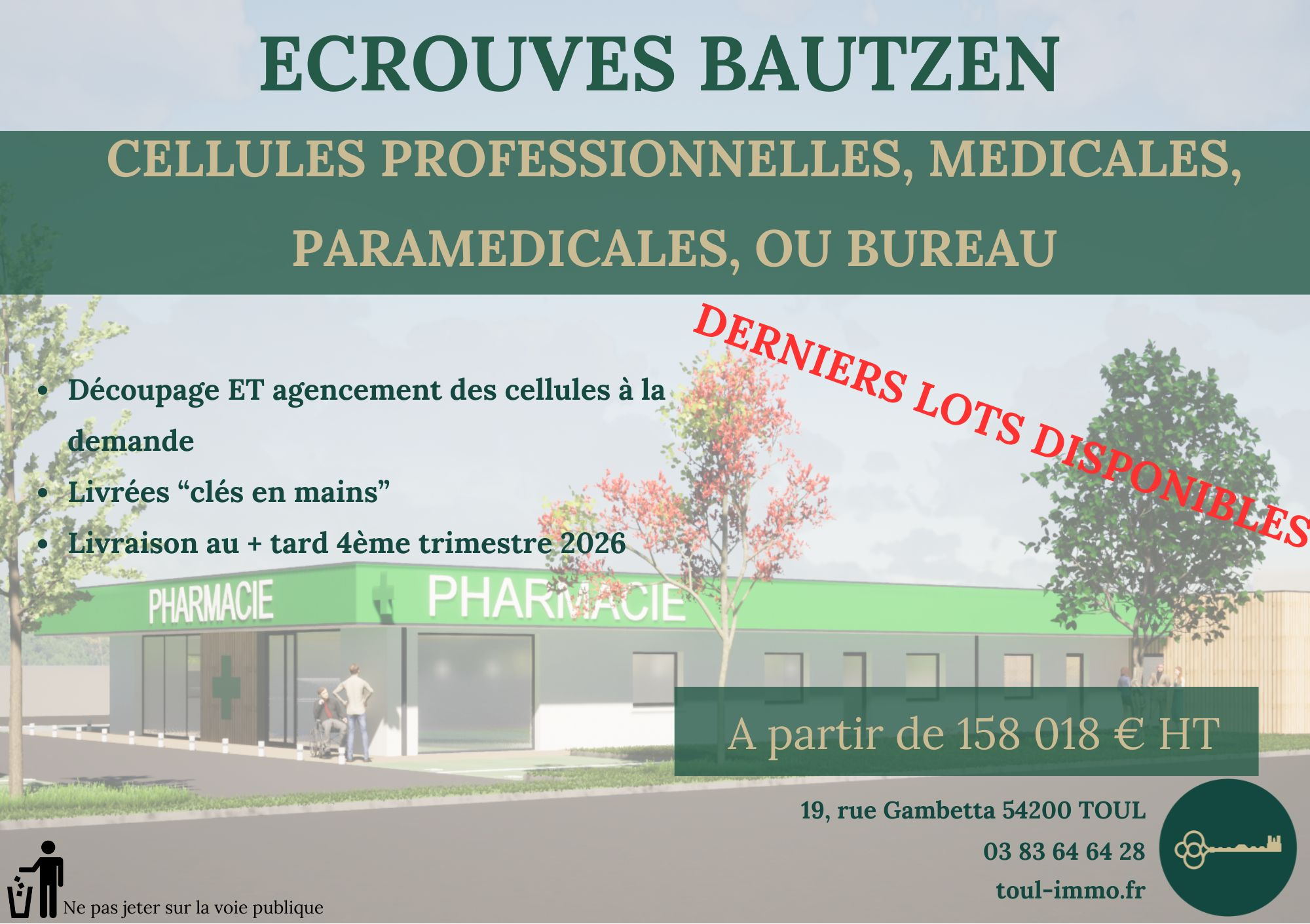 Local Professionnel  - 49m² - ECROUVES