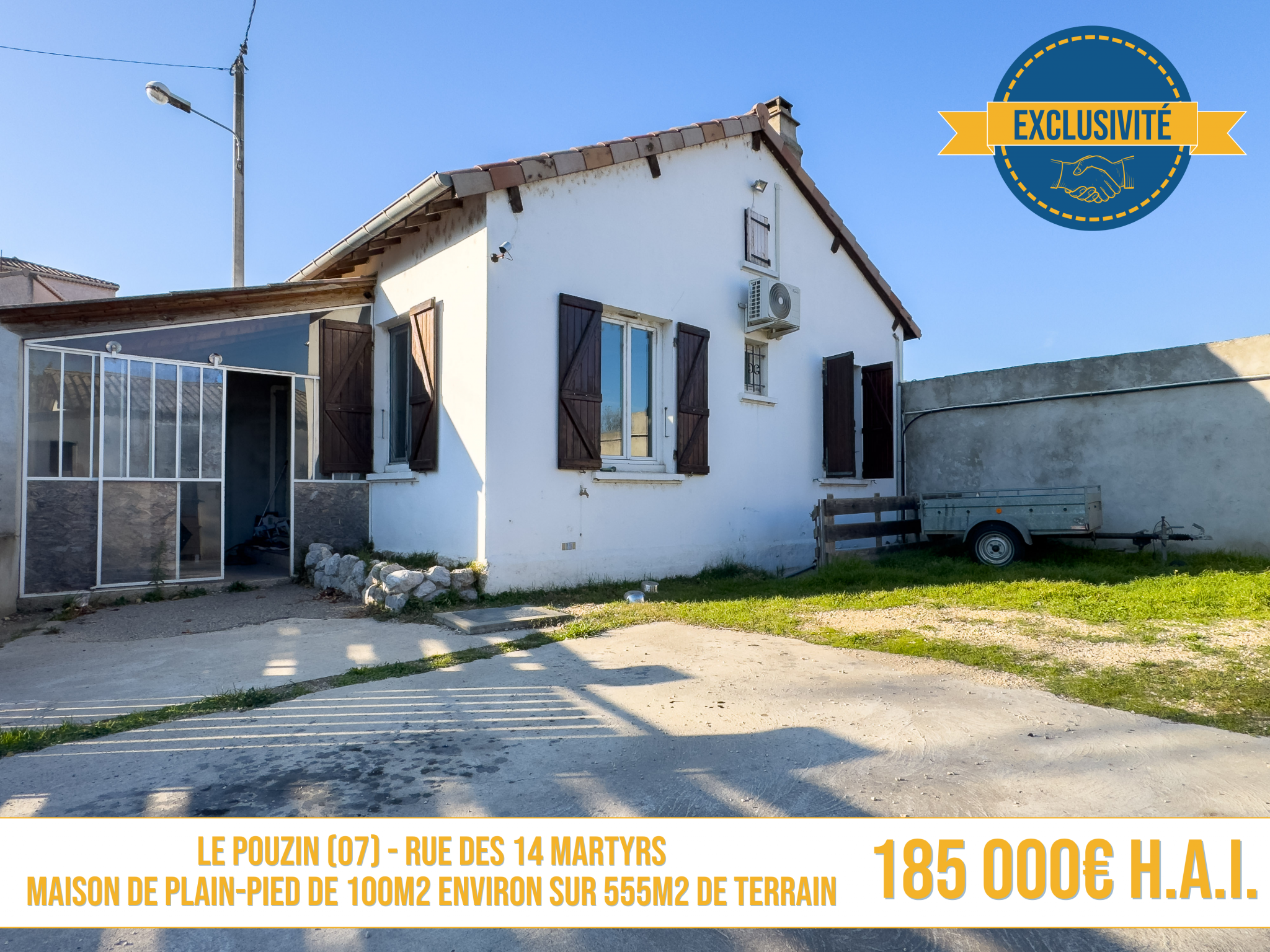 Maison 5 pièces - 100m² - LE POUZIN