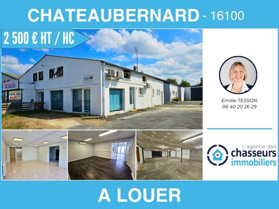 Local industriel  - 579m² - CHATEAUBERNARD