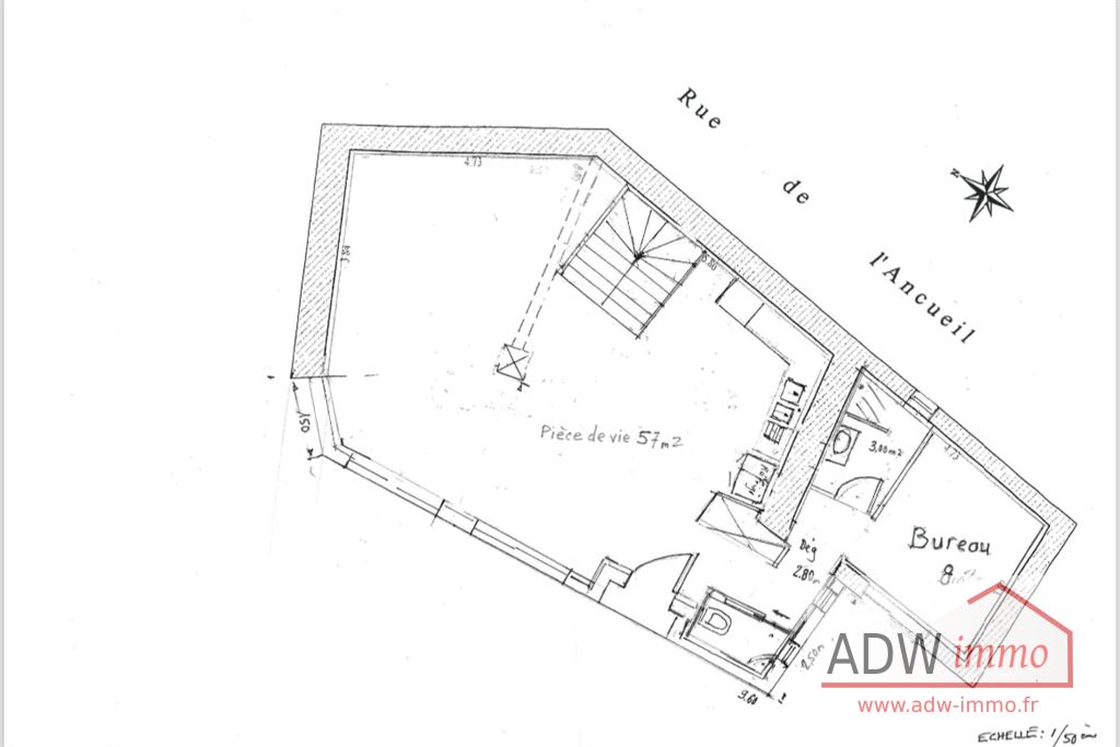 Maison 1 pièce - 90m² - MOISENAY